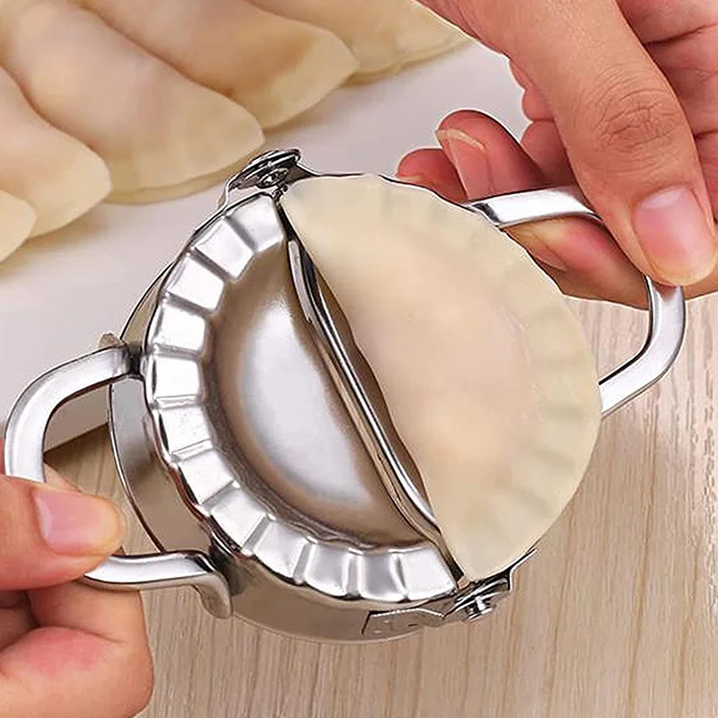 Stainless Steel Kitchen Accessories Food Grade Stainless Steel Dumpling Mould Maker Skin Pick Stuffing Spoon Kitchen Tool Set