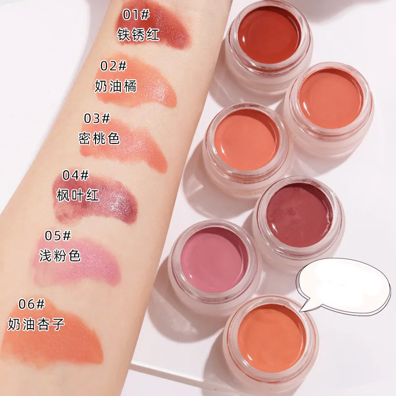 Кремовые румяна, фирменная торговая марка, румяна для губ и щек, румяна с фирменным логотипом