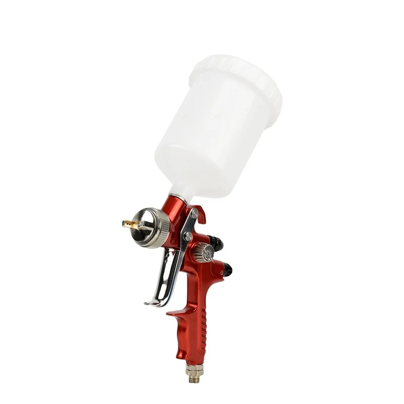 AEROPRO A604 Hvlp Gravity Feed Air Spray Gun 1.3mm Nozzle Size  600cc Aluminum Cup Air Powered Auto Paint Spray Gun
