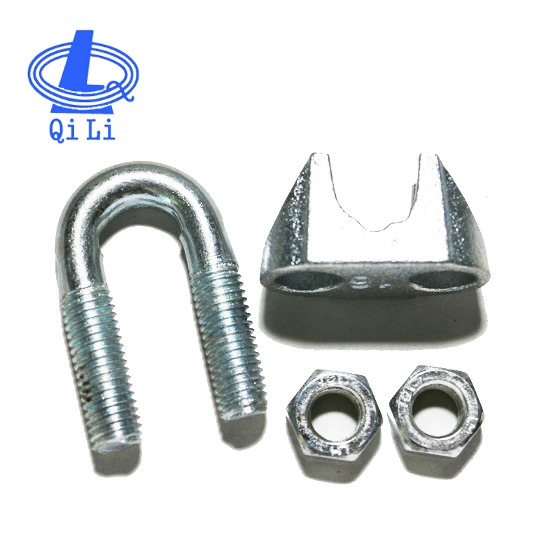 Rigging hardware Din741 wire rope clip