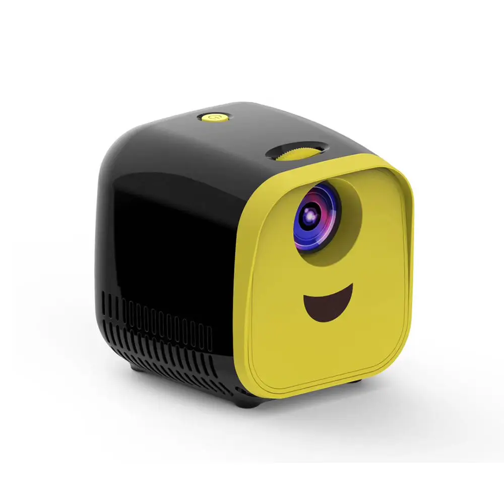 home outdoor outside beam hand handy handheld micro small lcd led portable pocket kids baby children mini cube pico projector L1
