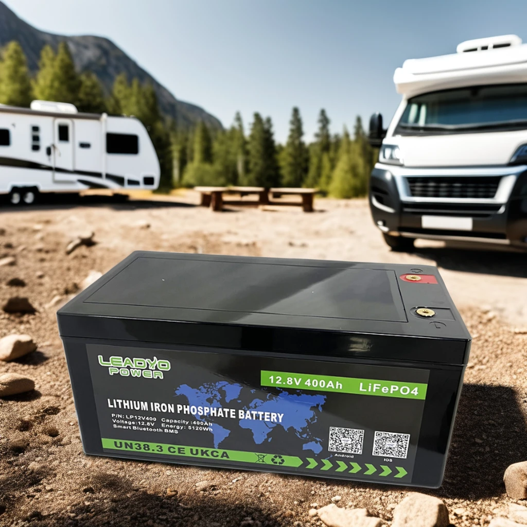 Смарт-Кемпер RVs батарея 12 8 В 400Ah 300ah 200ah литиевая LiFePO4 для путешествий трейлер автодома Фургон Грузовик кемпер