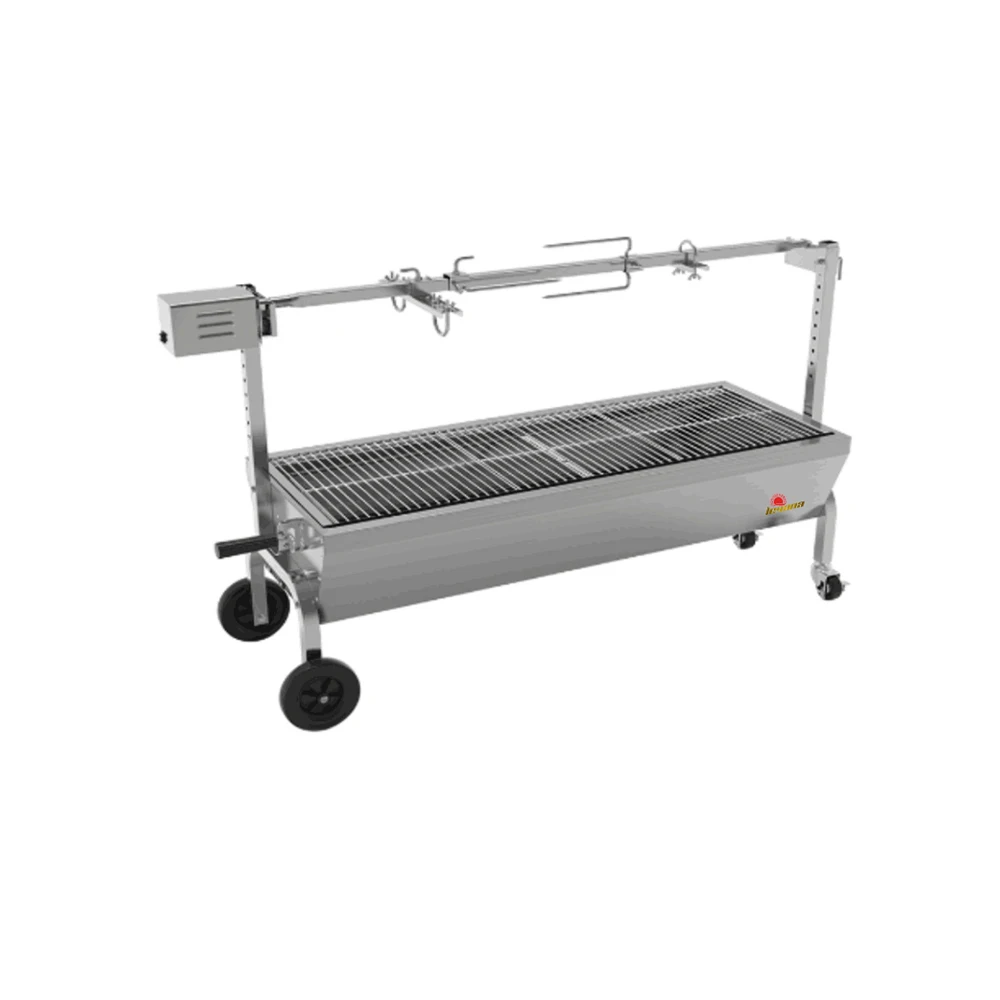 2022 Guarantee Quality Stainless Steel Rotisserie Chicken Cabinet Gas Grill Outdoor Kitchen Folding Portable BBQ Gas Grill