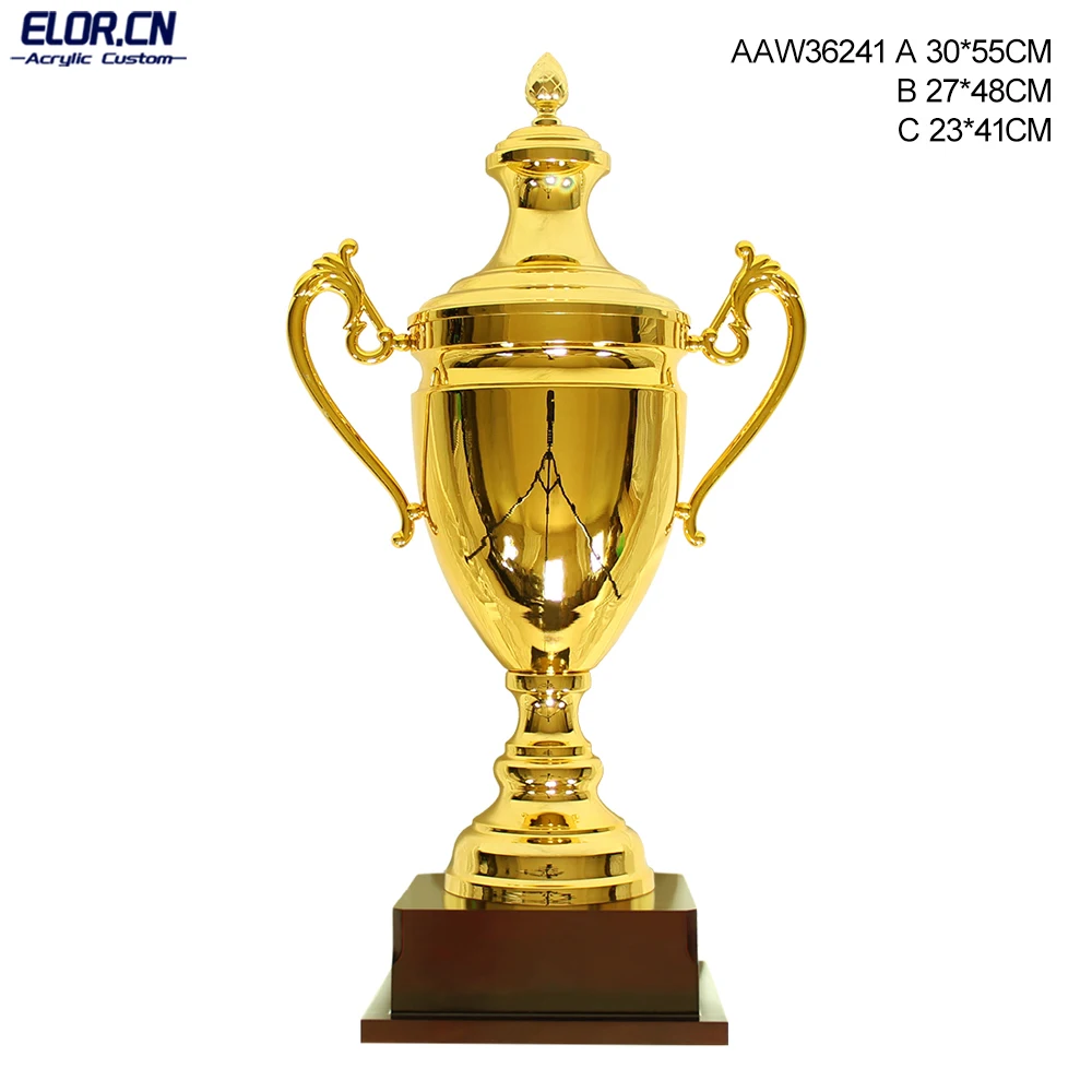 Elor Factory Custom Metal Craft Trophy Cup Used For Sports Events Hornorship Award Souvenirs
