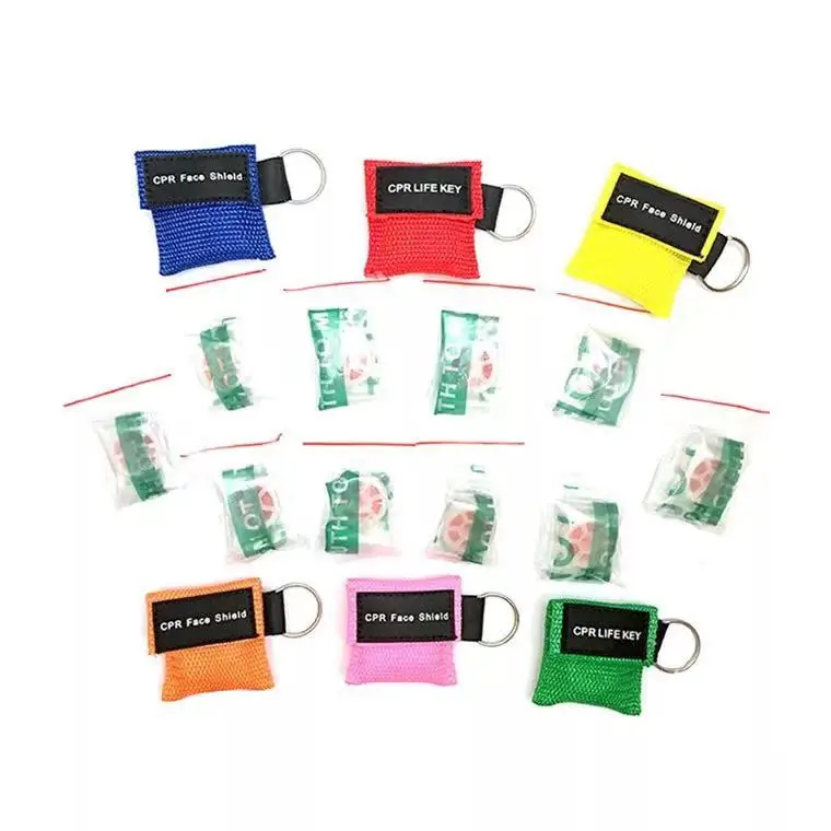 CPR Mask/CPR Face Shield Key Ring/key Chain for First Aid Training