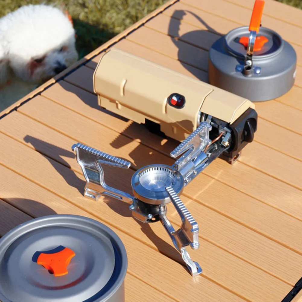camping butane mini portable gas stove cooker camping mini folding camping stove