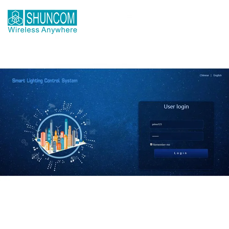 Lorawan unit controller NEMA connect intelligent control system platform for street lighting