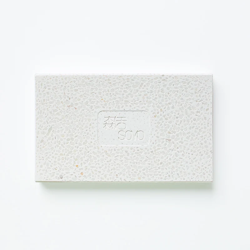 Amazon Hot sale Fast Dry Water Absorption Mildewproof Eco-friendly Bathroom Cobblestone Diatomite Soap Holder Soap Dish