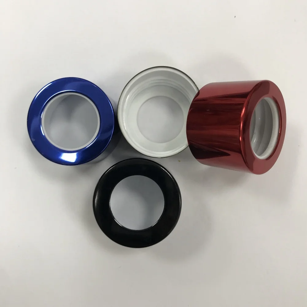 Fine perfume spray pump aluminum collar cap for perfume bottle