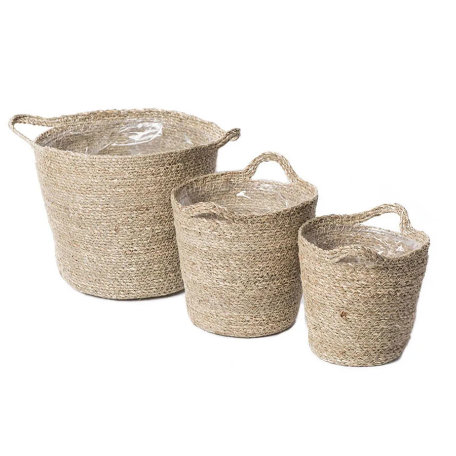 Плетеный ротанговый подвесной горшок для белья Cesta Mimbre корзина хранения пикника