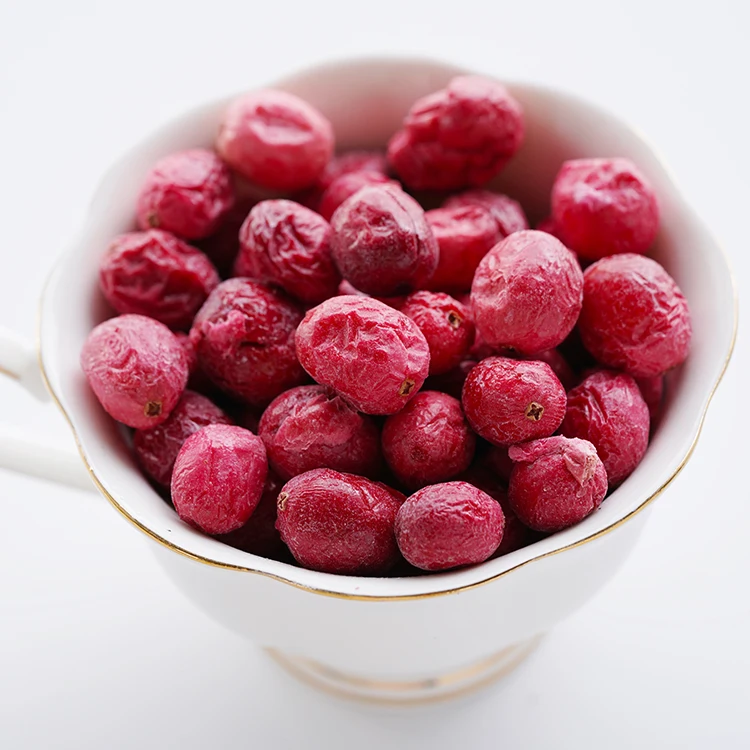 
Top Quality 100% Natural Crispy Freeze Dried Cranberry Freeze Dried Food 