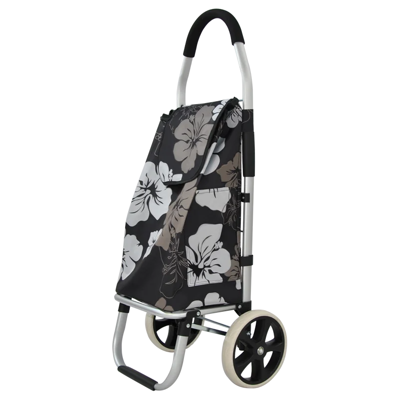 Portable grocery cart insulated shopping bag large reusable grocery shopping bag cooling box with wheels trolley   FST30