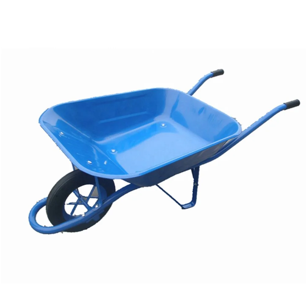 Farm Tool Construction Wheelbarrow Tube Handle Steel Metal Oem China Cbf Wheel Solid Garden Color