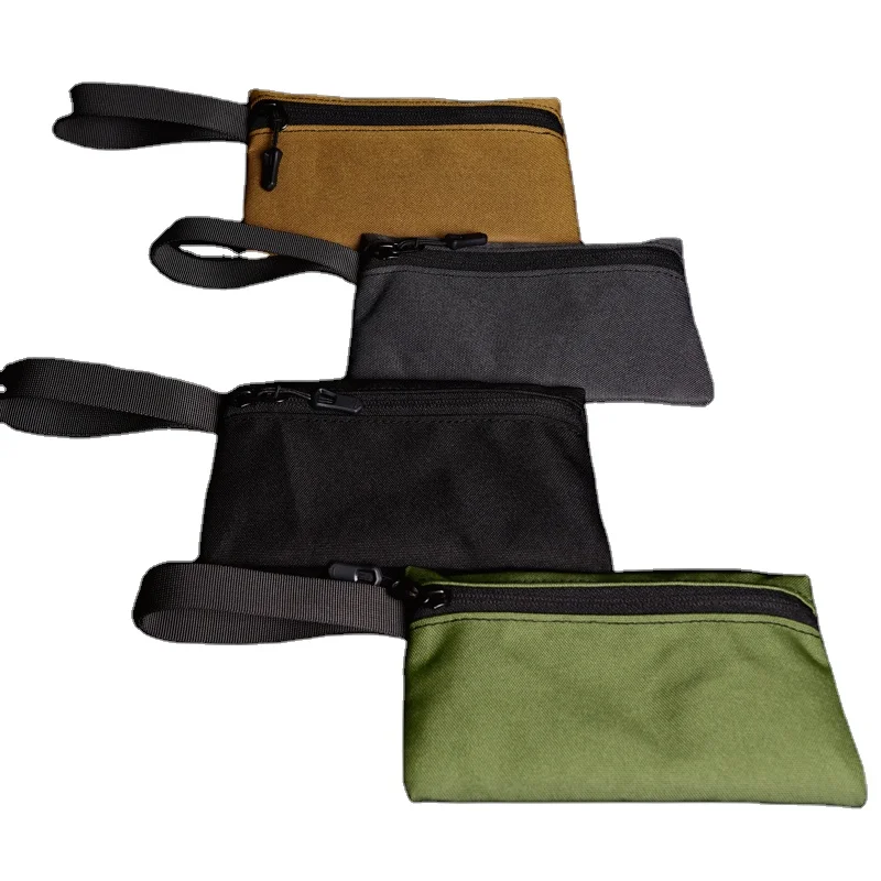 Outdoor Mini Portable EDC Gadgets Key Wallet Travel Zipper Belt Bag Tactical Purses Hunting Hiking Waist Hand Bag Card Bag Pouch