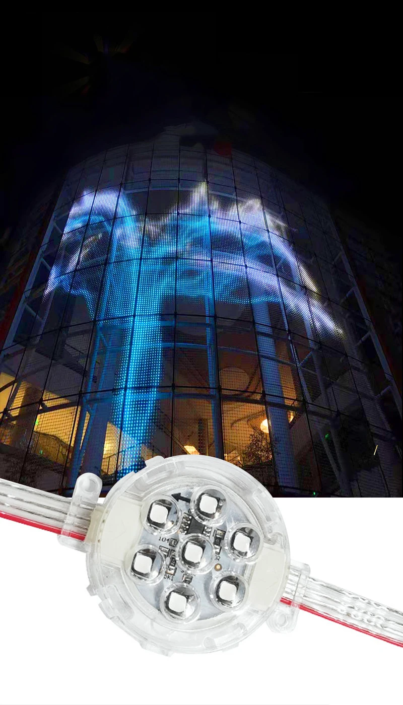 Project Led Dot Light Decoration 50mm smd5050 IP65 Waterproof Dc24v Point Pixel Light.jpg