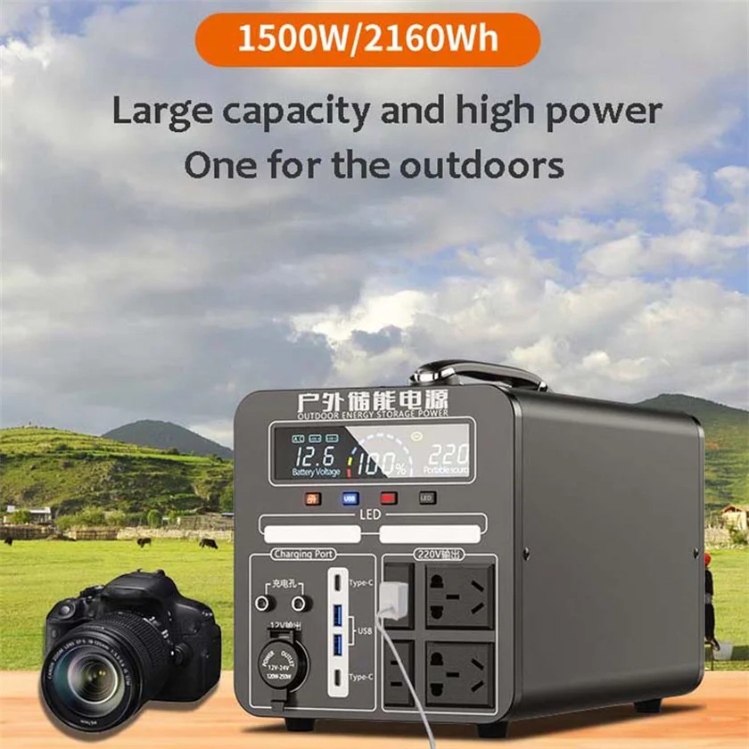 500w jackery solar power generator large capacity outdoor energy storage portable power station for Campers RVs