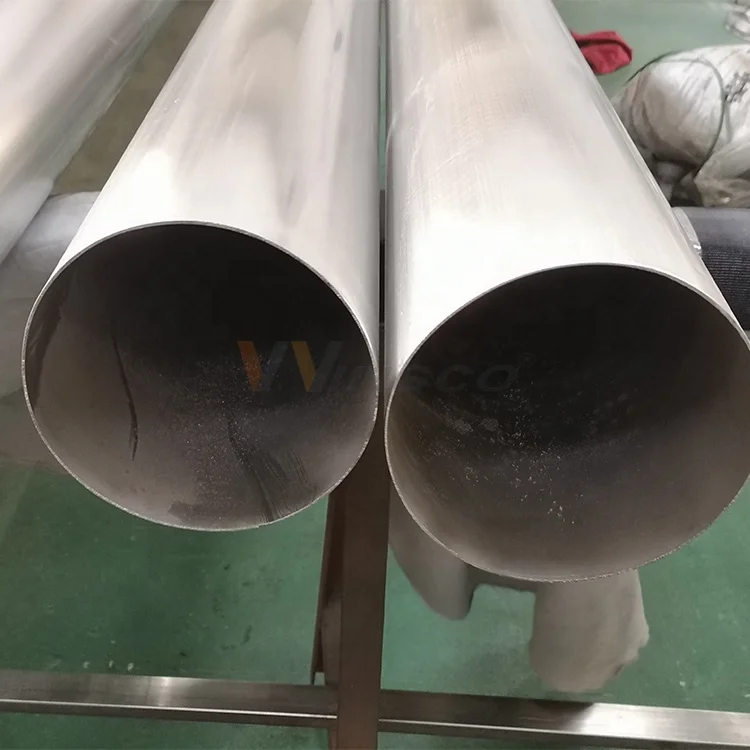 Good Quality Polished Welded ASTM A554 Grade 201 Stainless steel pipe with customized size