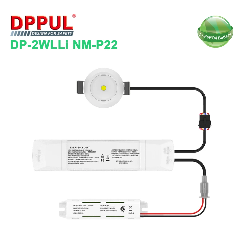 Europe Standard IP 65 Ceiling Rechargeable Emergency Light Led Emergency Down Light