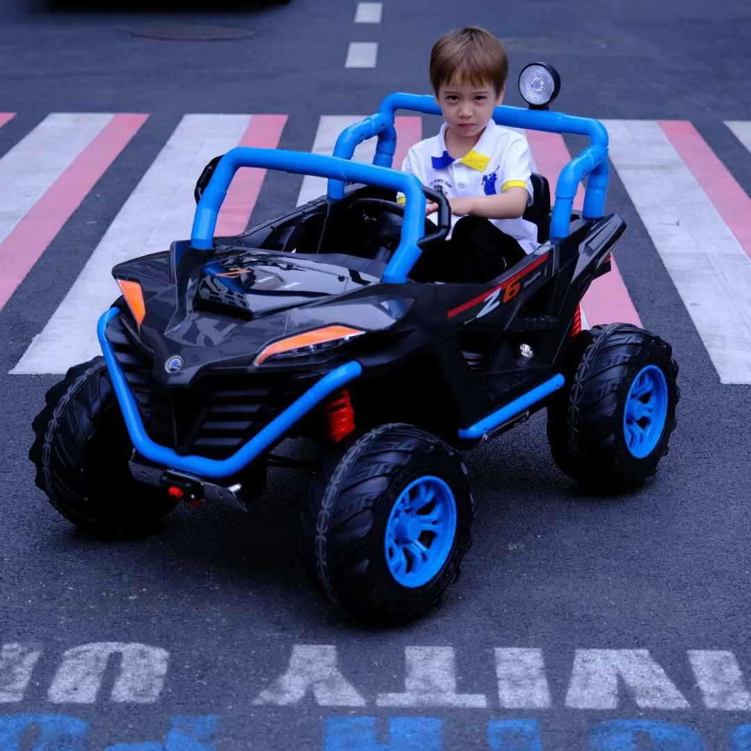 2021 детская мотовездеход, 2 местный детские машинки мощность колеса работающий от батареи 12V электрический Самоходная машина цена