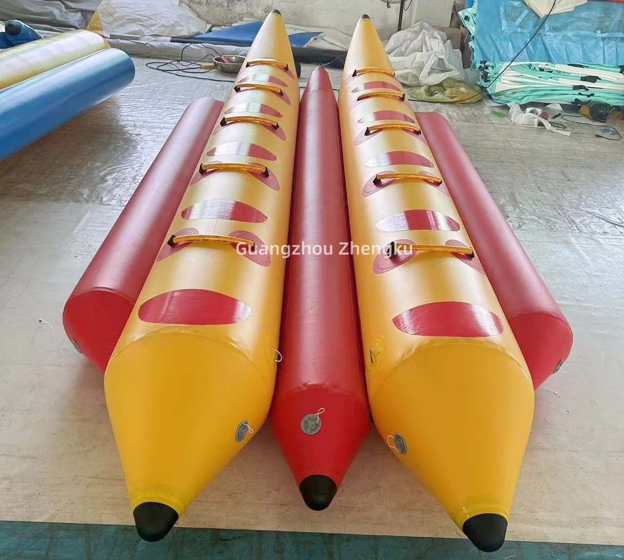 Оптовая продажа игрушка для водных игр 10 мест буксируемая трубка водяная лодка-банан надувная Рыба озера/океана/пляжа