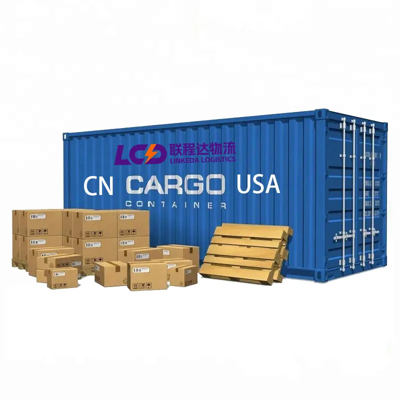 LINKEDA Logistics LCL FCL 40HQ Full Container To UK USA AUS Shenzhen Shanghai Qingdao Xiamen Guangzhou Freight Forwarder