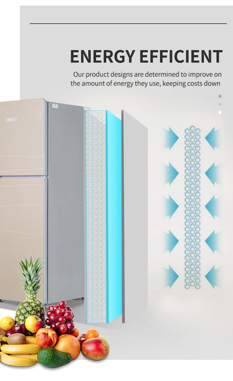 Bcd-138/холодильники двойной двери холодильника бытовой Морозильный шкаф холодильники для дома Нижняя морозильная камера холодильники