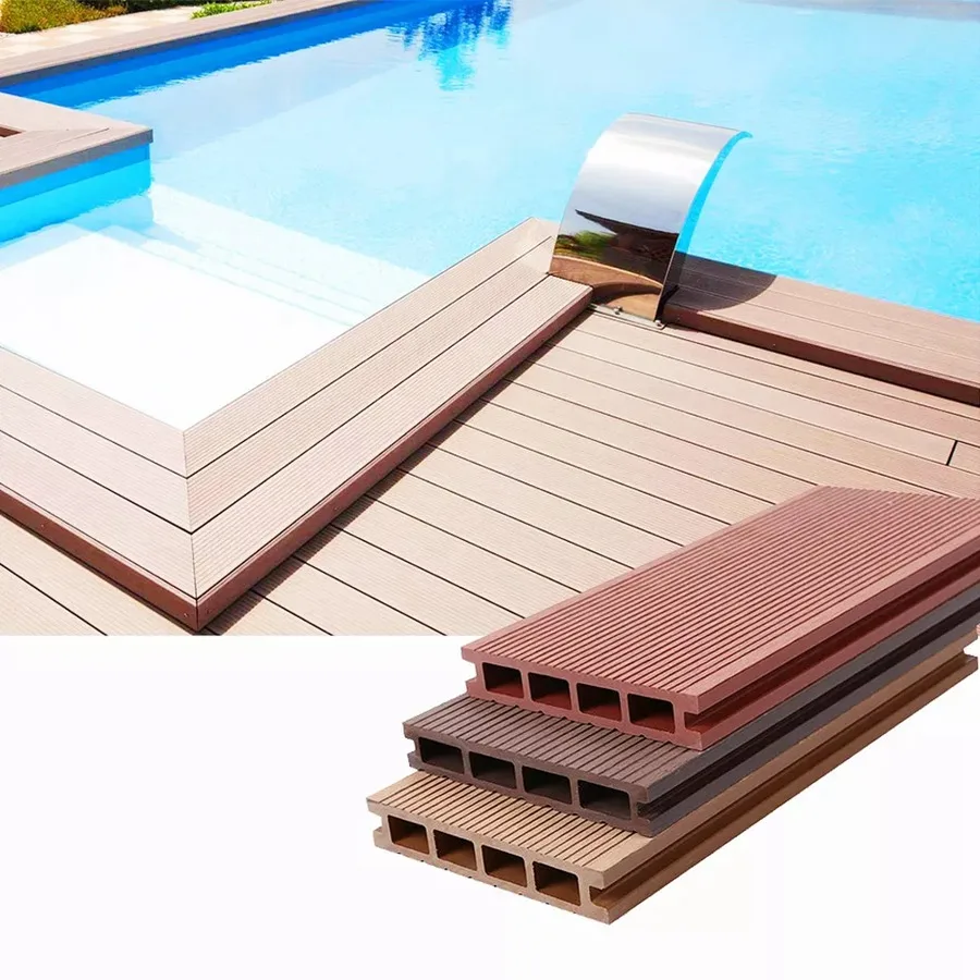 Water Proof Composite Wood Wpc Swimming Pool Deck Flooring