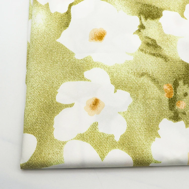 98 Polyester 2 spandex printed 100D four way stretch spandex woven custom fabric swim