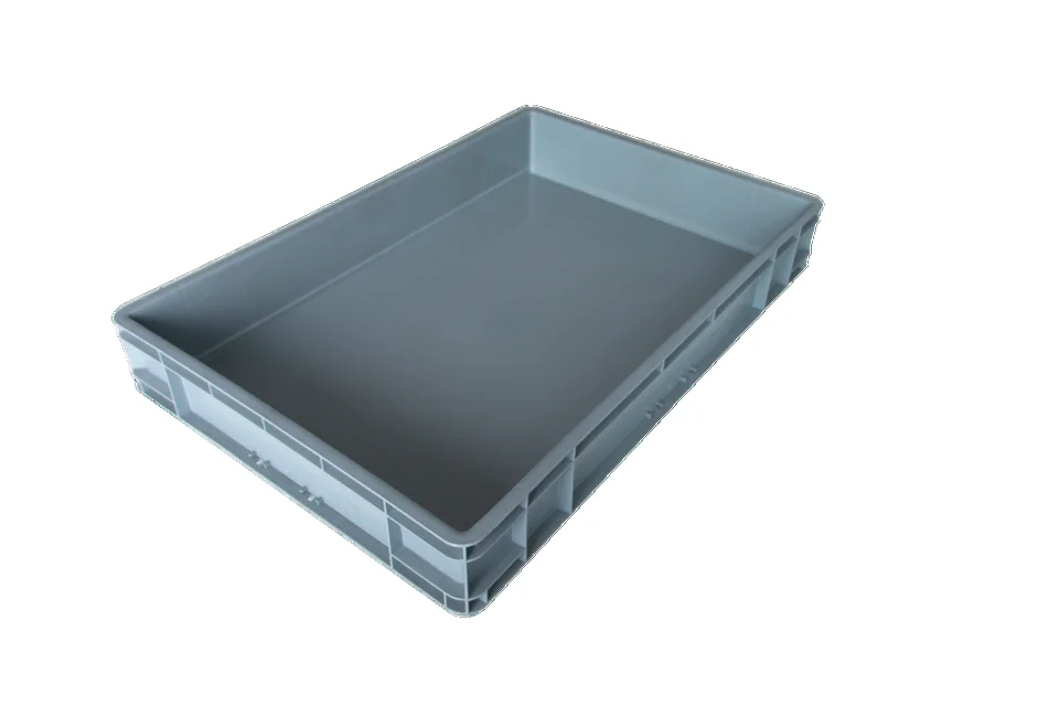 NEXARA EU shallow tray PP Plastic Logistics Shallow Trays For Home or Supermarket Use Heavy Duty Plastic Stackable