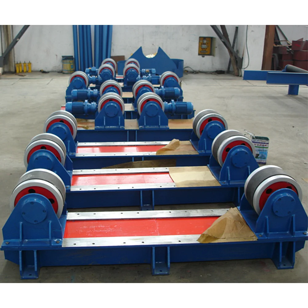 Self Aligned Welding Rotator With 80t Loading Capacity Pipe Welding Turning Roll