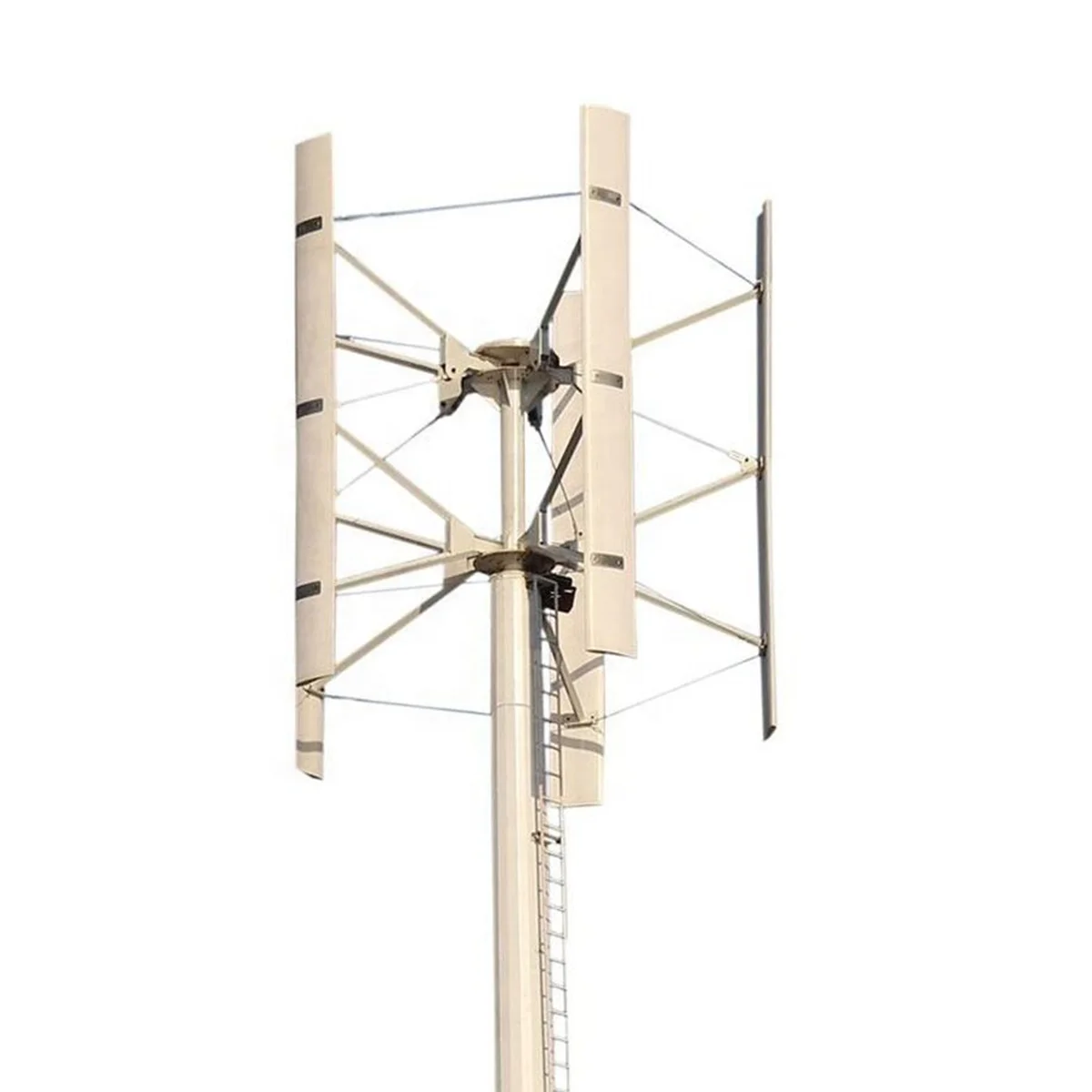 Low Noise High Efficiency Home System Controller Inverter Battery 10kw Horizontal Wind Turbine