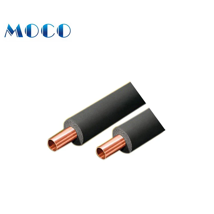 Black PVC/NBR rubber sponge insulation tube/pipe of air conditioner