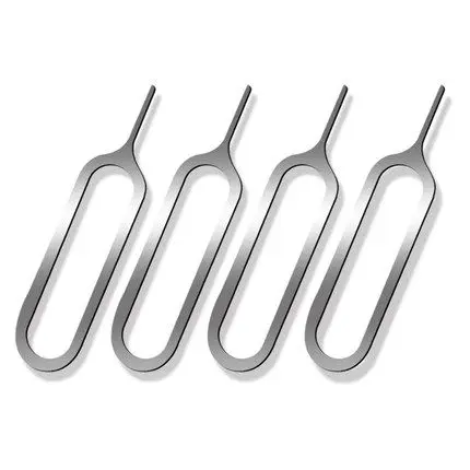 factory stainless steel sIM card tray remover ejector tool pin key needle retrieve card pin alloy wheel nut tool ejection pin