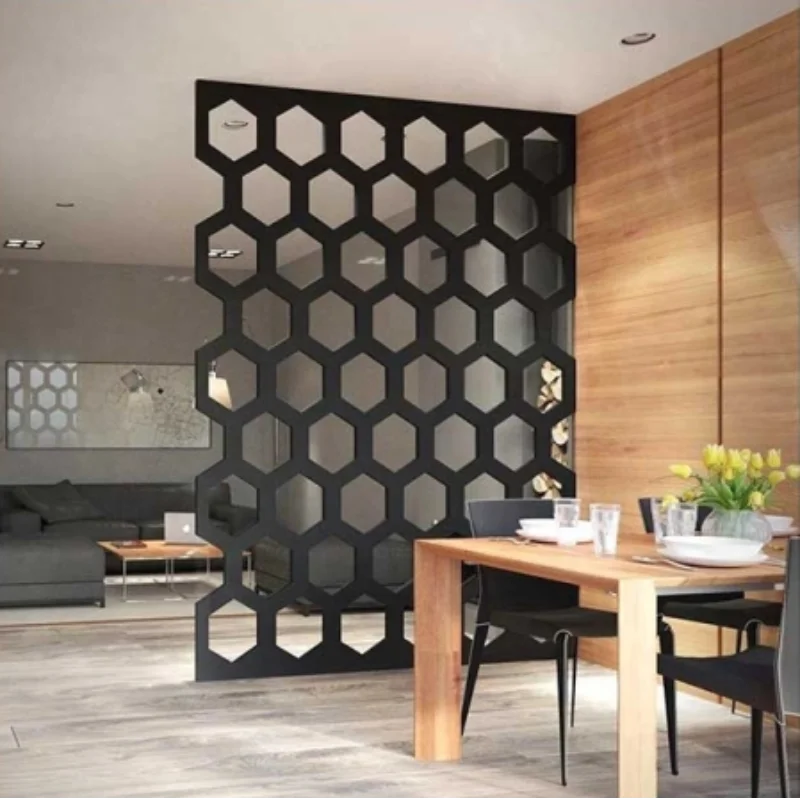 China factory Interior partition wall living room divider corten steel screens