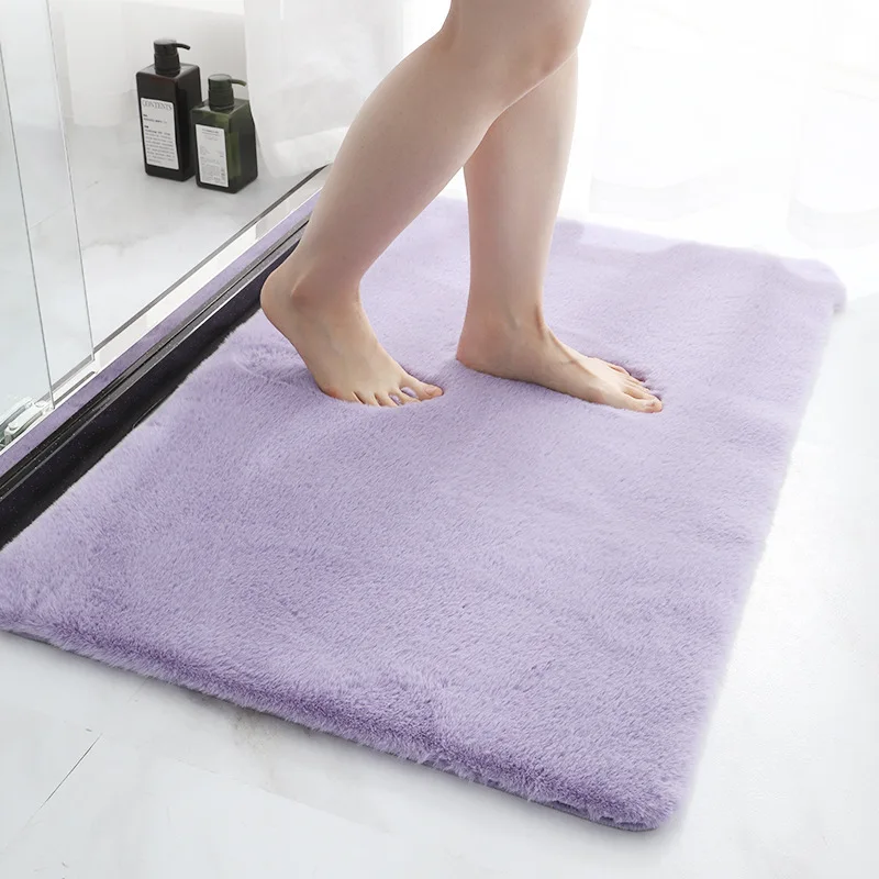 JY Hot Sale Living Room Soft Faux Rabbit Fur Fluffy Rug Carpet Wholesale Fluffy Floor Living Room Hotel Carpet rugs