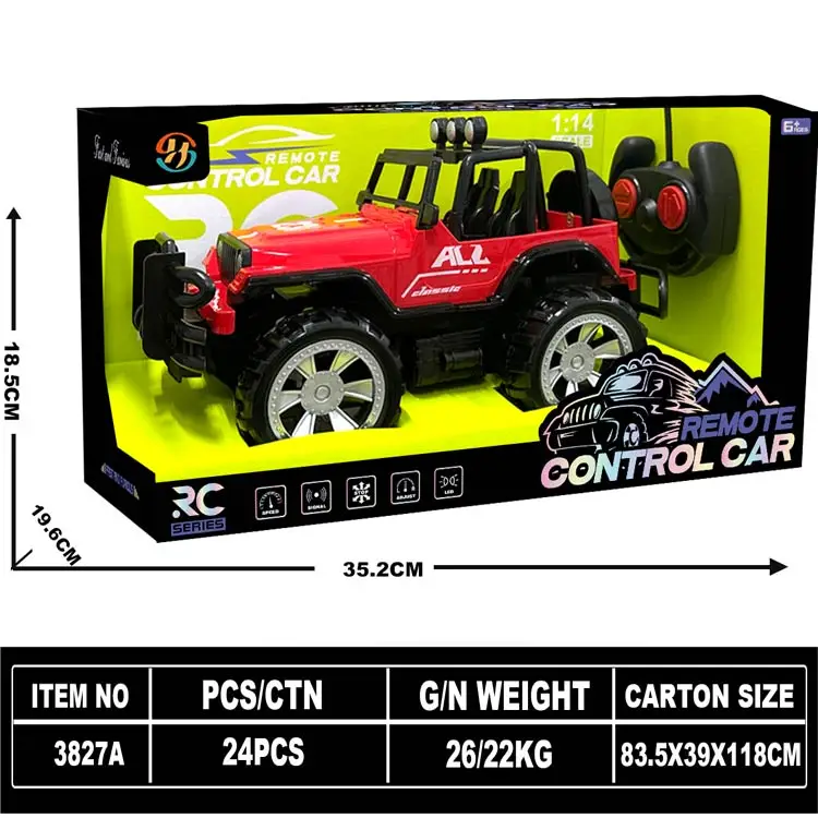 Hot selling 1 12 scale 4 channel RC car toys Outdoor remote control toys with sound