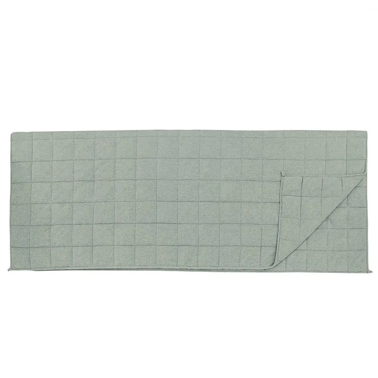 
100% organic cotton travel 15 lbs weighted blankets for adult 