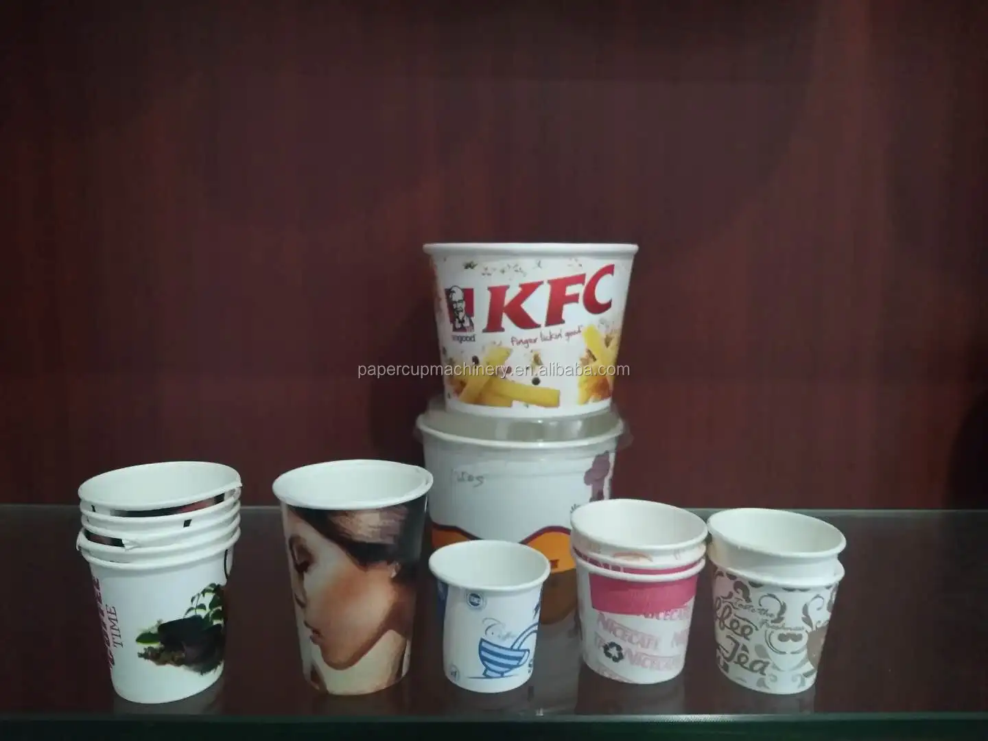 Big paper cup ZSZB-D80S automatic paper cup making Machine