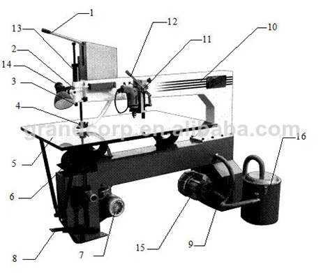 YTJ-1200C Electronic Power Jig Saw Chucking Wood Flat Jig Saw Machine For Die Making