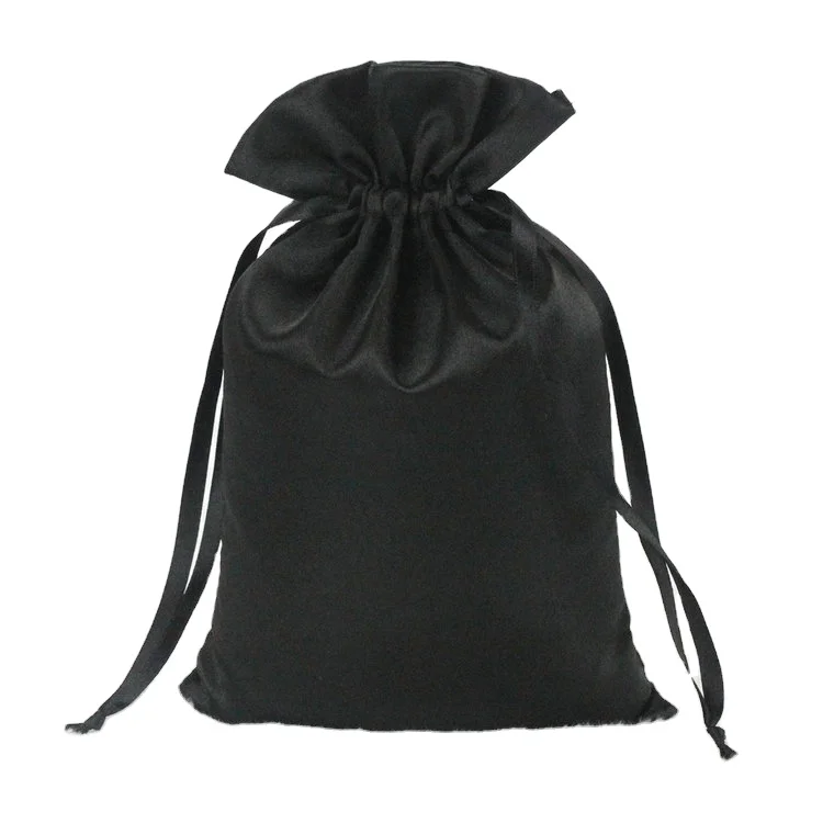 Настраиваемые атласные сумки для волос на шнурке для натуральных волос | Идеально подходит для поставщиков и салонов