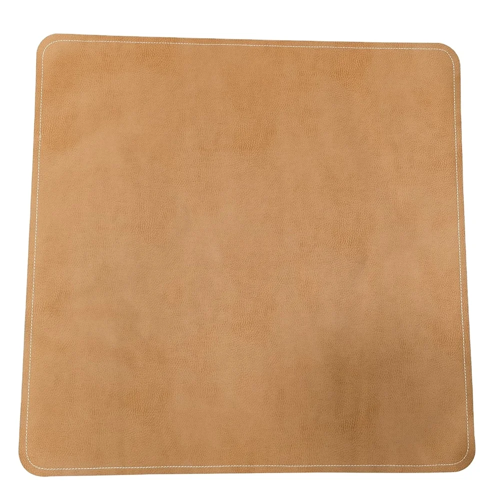 Custom Print Eco Friendly Faux Bonded Leather Baby Foldable Play Mats for Kids Baby