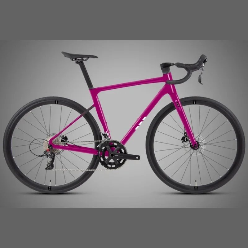 Twitter C6 Alu Alloy Road Bicycle Hydraulic Disc Brake 24 Speed Carbon Fiber 13 Speed Racing Ultra Light Thru Axle Hidden Cable
