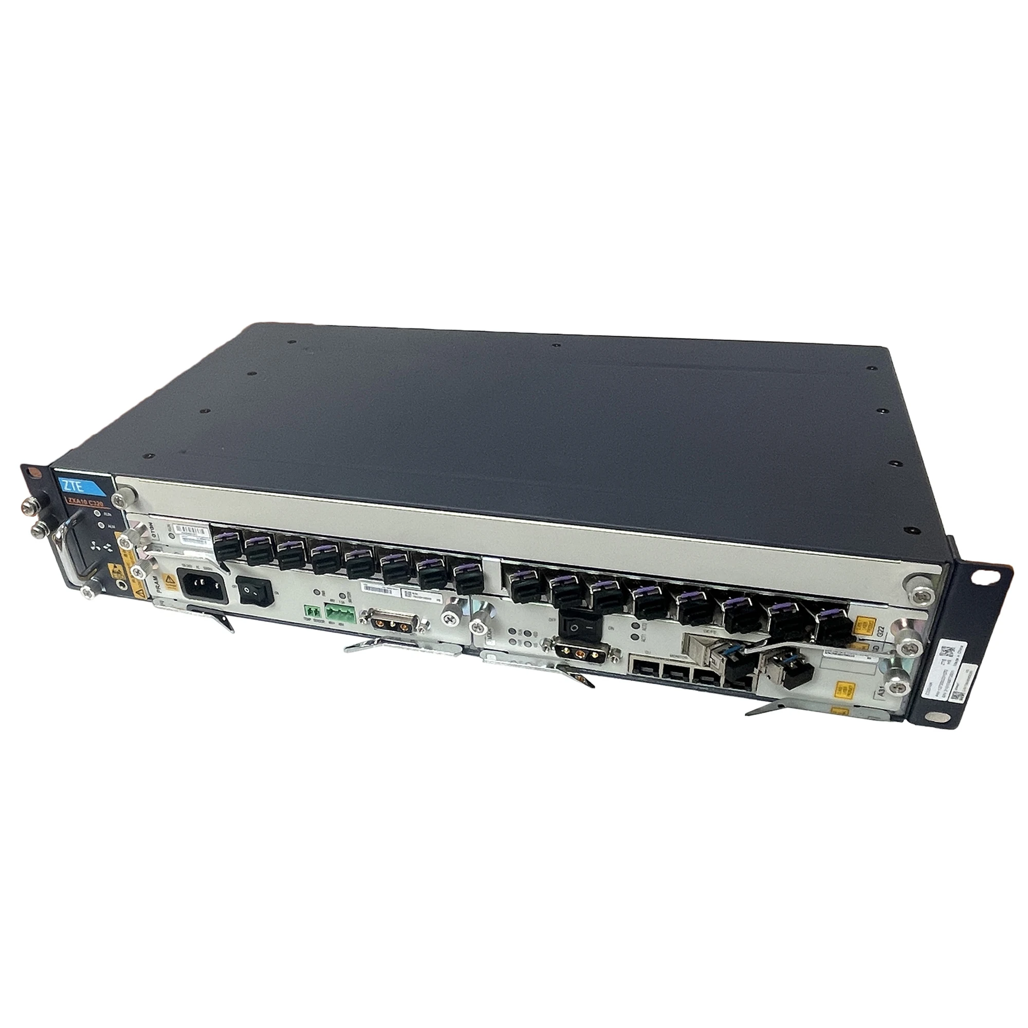 ZTE C320 16 PON Port GPON OLT with 1 Set 16 PON Port Business Card and 16pcs C++ GPON SFP