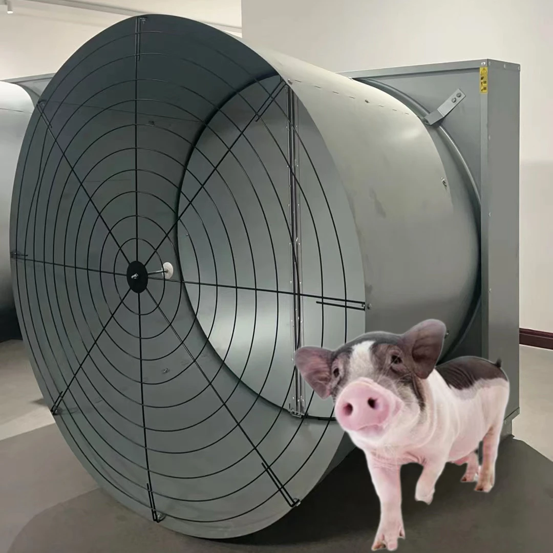 BIG CHINA Light weight high strength and good tnessough greenhouse cooling fan  pig farm butterfly ventilation conical fan