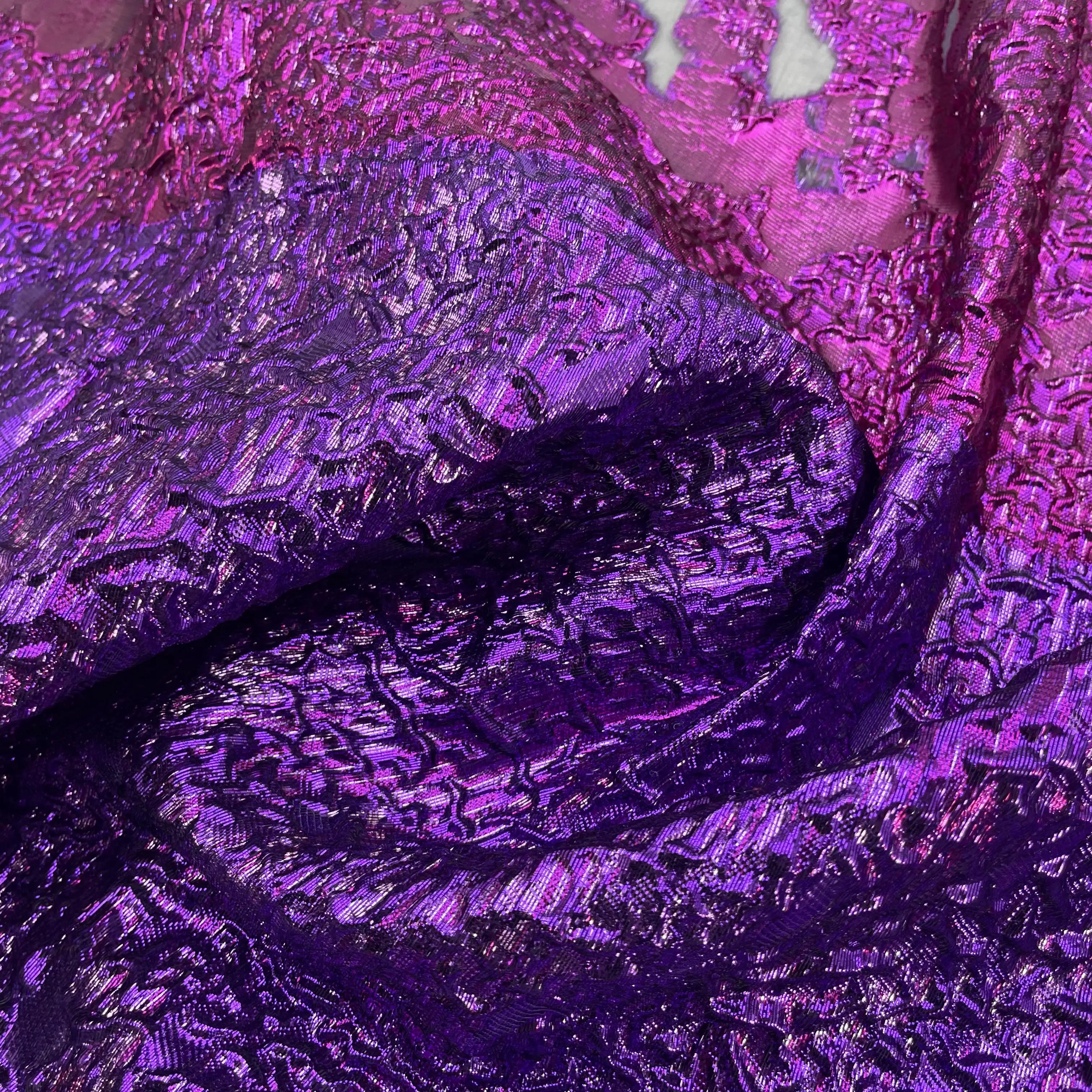 100%polyester yarn dyed lace fabric beautiful jacquard organza fabric  dress fabric