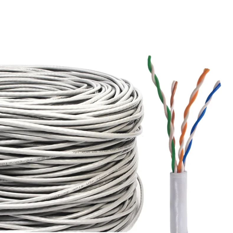 24AWG UTP Cat5e LAN Cable Network Cable with CE/ROHS Approved