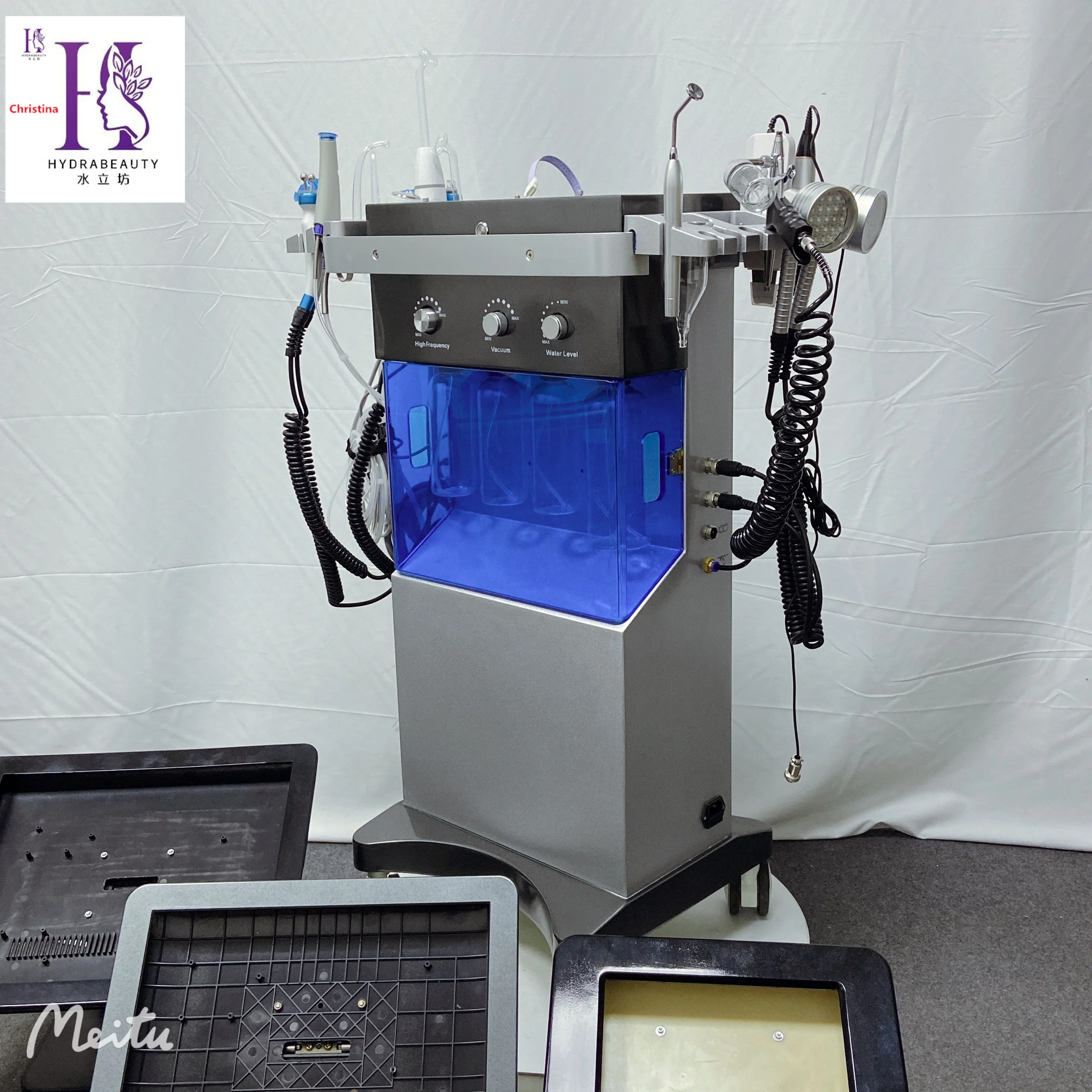 13 in 1 Professional Microdermabrasion Machine Hydrafacy Machine Oxygen Facial Diamond Hydrofacy Machine