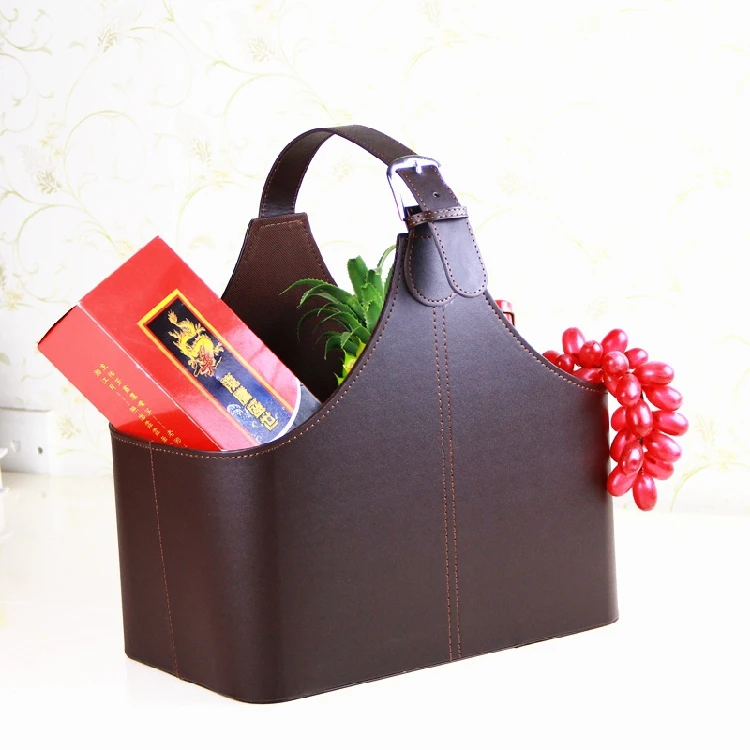 Hot sale high-quality holiday gift basket wine fruit basket