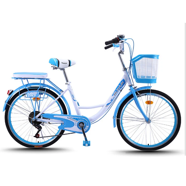 Good quality OEM 24 inch single speed steel frame women bike cycle city/ladies cycles city bike/bike city