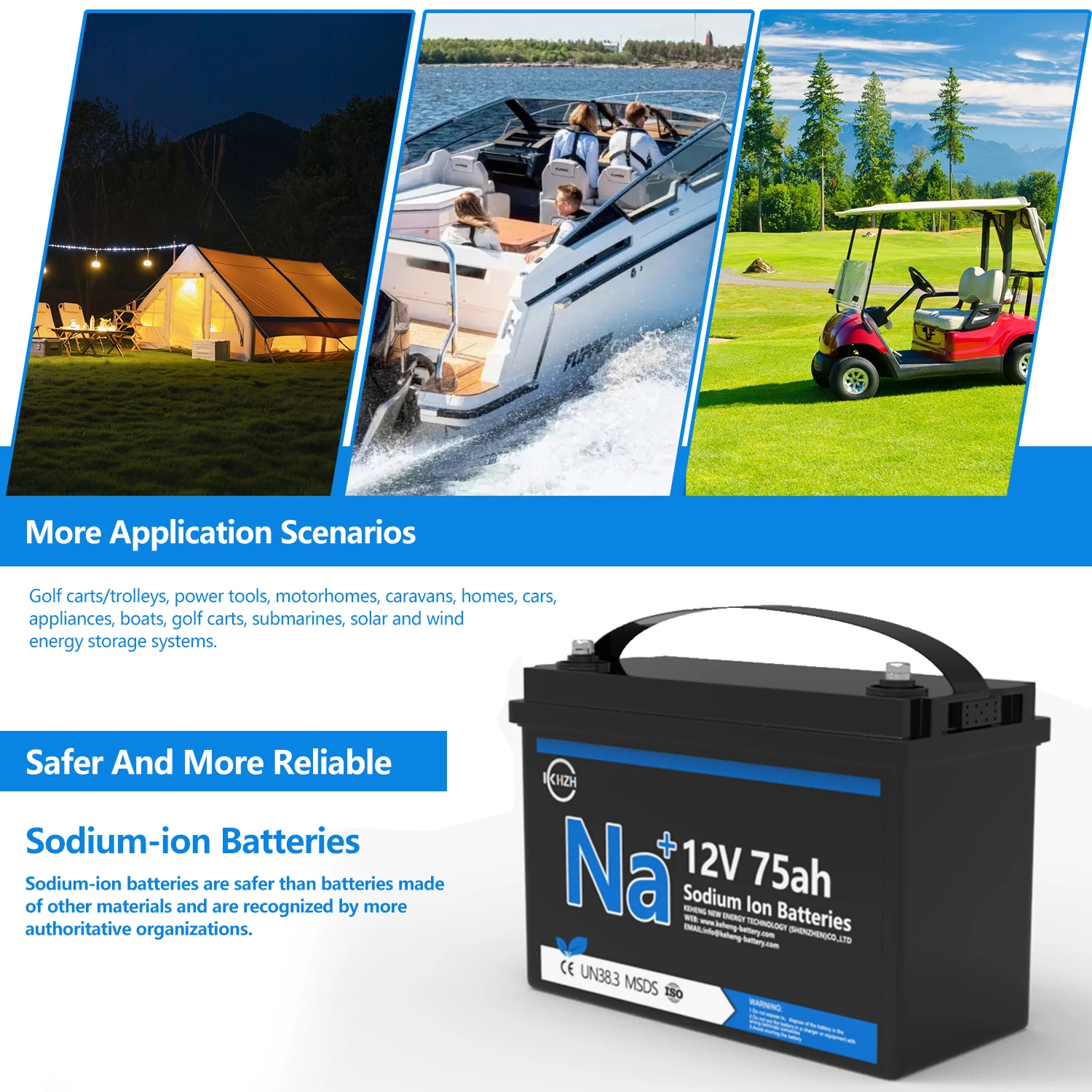 Best Seller 12V Na Ion Car Battery 24V 48V  75Ah 40Ah 50Ah 100Ah 200Ah 5kw 10Kwh Solar Natrium System Catl Sodium Ion Batteries
